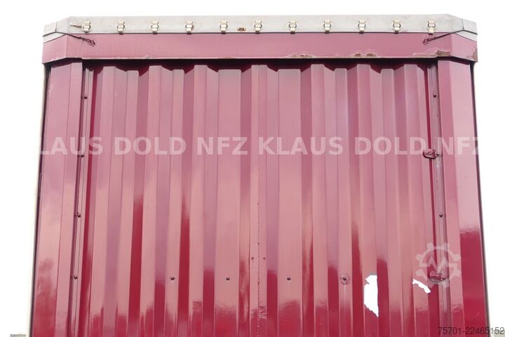 Open semitrailer with tarp KRONE SD Pritsche Plane XL MegaLiner Edscha Bordwände