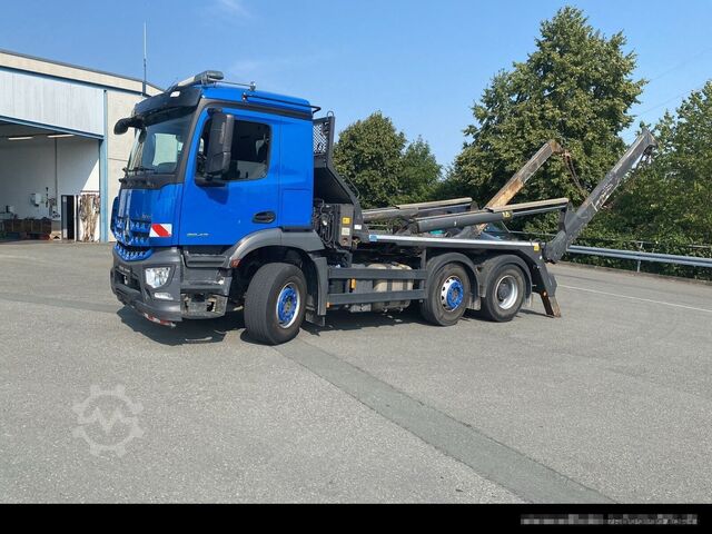 Skip truck MERCEDES-BENZ Arocs 2543 L 6x2 Absetzkipper Meiller AK 16/NAVI