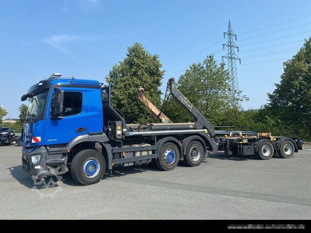 Skip truck MERCEDES-BENZ Arocs 2543 L 6x2 Absetzkipper Meiller AK 16/NAVI