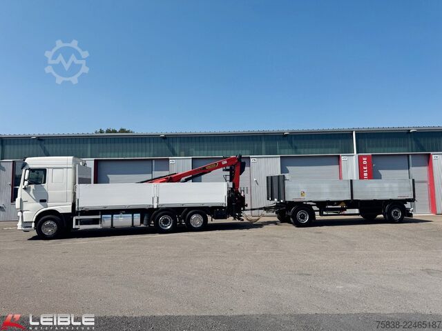Truck mounted crane DAF XF 480*Palfinger Kran*Lift/Lenkachse*394 TKM*