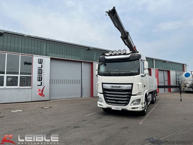 Truck mounted crane DAF XF 480*Palfinger Kran*Lift/Lenkachse*394 TKM*