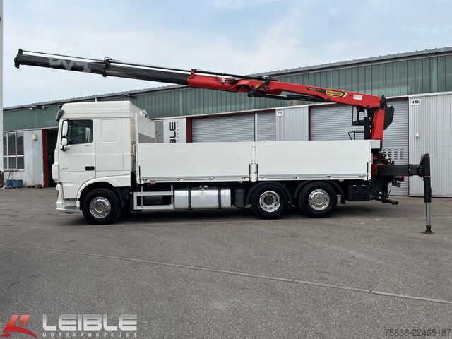 Truck mounted crane DAF XF 480*Palfinger Kran*Lift/Lenkachse*394 TKM*