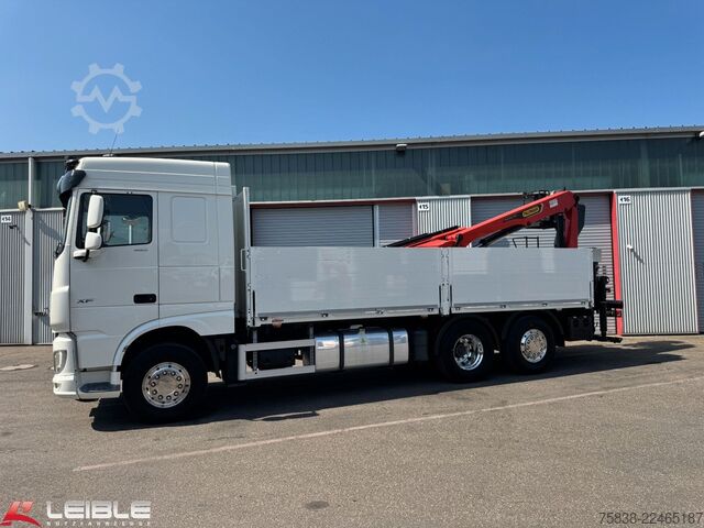 Truck mounted crane DAF XF 480*Palfinger Kran*Lift/Lenkachse*394 TKM*