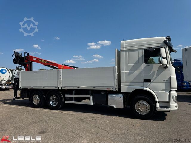 Truck mounted crane DAF XF 480*Palfinger Kran*Lift/Lenkachse*394 TKM*