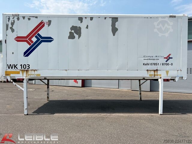Anhänger-Wechselpritsche KRONE WK 7.3 RSTG*Koffer*45m³*Rolltor*