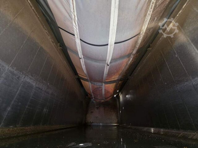Tipper semitrailer WIELTON 50 cbm Getreidemulde, Pendelklappe,Kornschieber