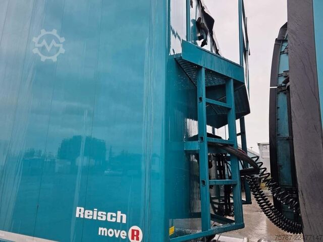 Walking floor semitrailer REISCH 65 cbm Schubboden, Lift, SAF Scheibe