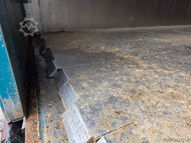 Walking floor semitrailer REISCH 65 cbm Schubboden, Lift, SAF Scheibe