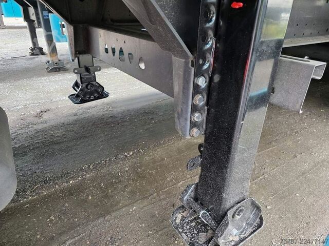 Walking floor semitrailer REISCH 65 cbm Schubboden, Lift, SAF Scheibe
