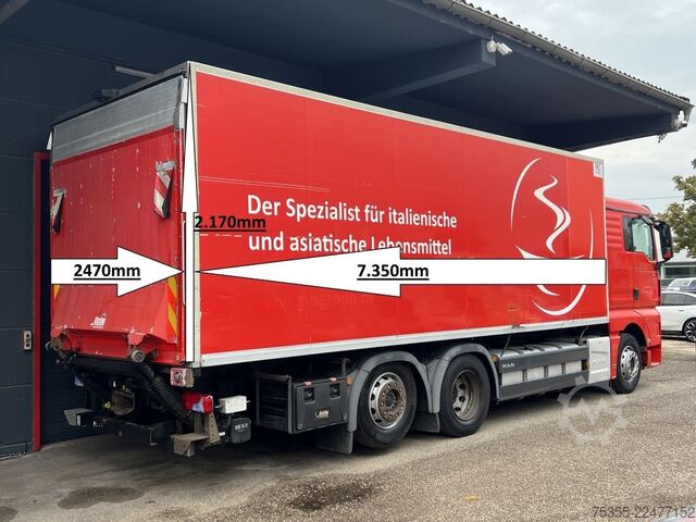 Refrigerated truck MAN TGX 26.440 Klima Lenkachse 7,35m MitsubishiTU100