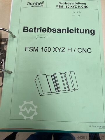 Tool and Cutter Grinder Döbeli FSM 150