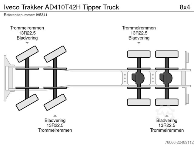 Tipper Iveco Trakker AD410T42H Tipper Truck