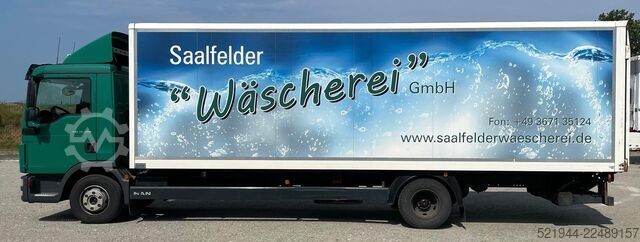 Box truck MAN TGL 12.250 Koffer Ladebordwand BÄR Navi
