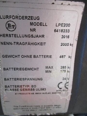 Pallet truck BT LPE200