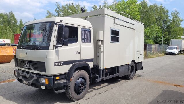 Box truck Mercedes-Benz 1117 OM 366  Iso Koffer Aggregat Tele M