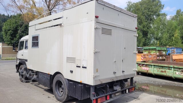 Box truck Mercedes-Benz 1117 OM 366  Iso Koffer Aggregat Tele M