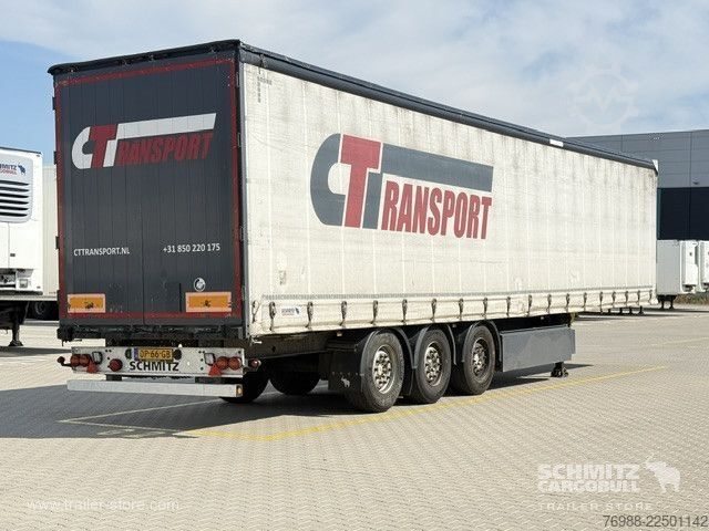 Auflieger mit Pritsche & Plane Schmitz Cargobull Curtainsider Coil