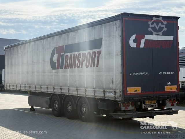 Auflieger mit Pritsche & Plane Schmitz Cargobull Curtainsider Coil
