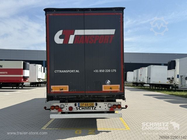 Auflieger mit Pritsche & Plane Schmitz Cargobull Curtainsider Coil
