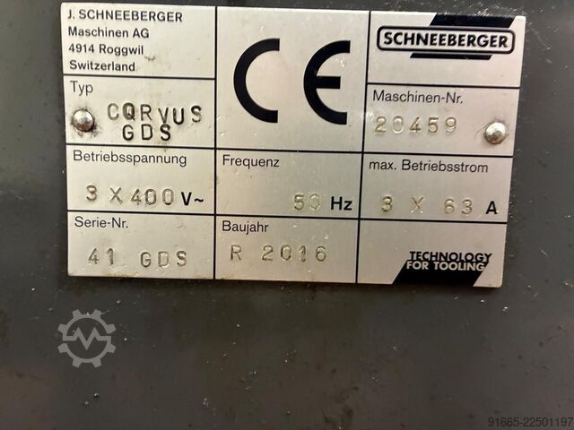 Tool grinder Schneeberger Corvus GDS