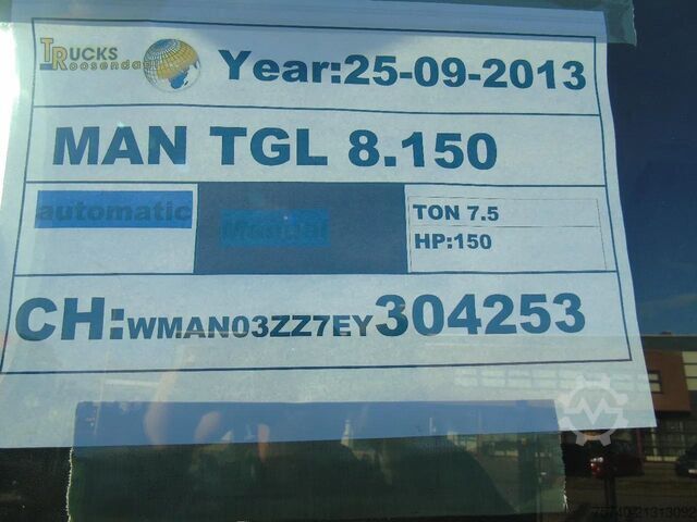 Hook arm system MAN TGL 8.150 + EURO 6