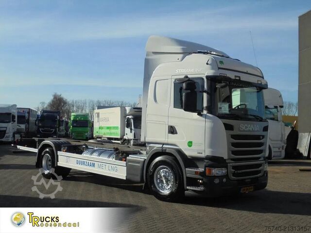 Chassis cab Scania G 340 + Euro 6 + LNG + Manual+BDF
