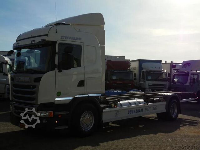 Chassis cab Scania G 340 + Euro 6 + LNG + Manual+BDF