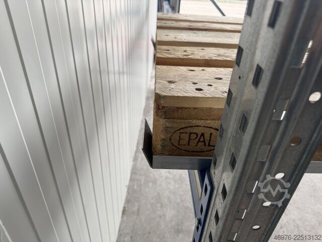 Passend für Ständertiefe: 1.100 mm Tiefenstegrahmen mit Durchschubsicherung Palettenregal Regal Lagerregal