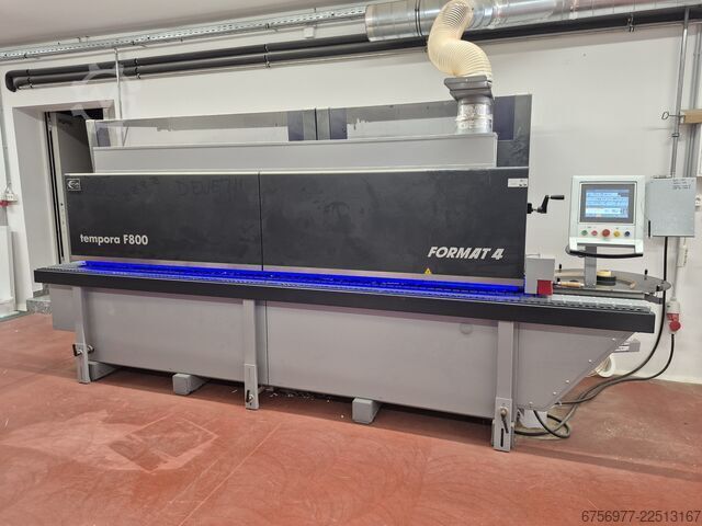 Edge banding machine. Format4 tempora F800 60.08 e-motion