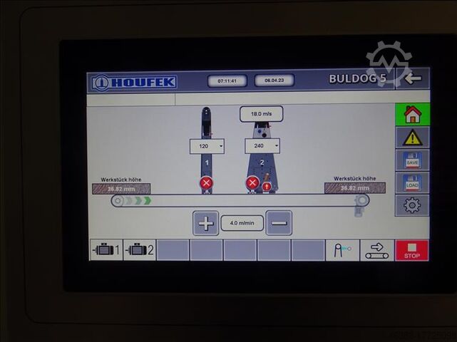 Breitbandschleifmaschine HOUFEK SPB Buldog 5 RC -Ausstellungsmaschine- HOUFEK SPB Buldog 5 RC