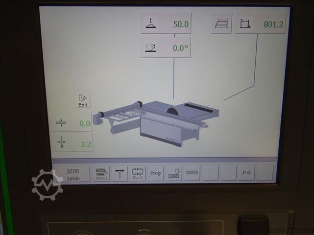 Formatkreissäge ALTENDORF HAND GUARD Edition TwinFlex mit 12“-Touchscreen -Ausstellungsmaschine- ALTENDORF HAND GUARD