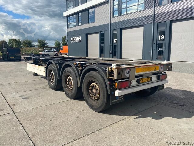 Container transport Schmitz Cargobull SCF 24 Chassis / SAF + Disc / 2x Extendable / L...