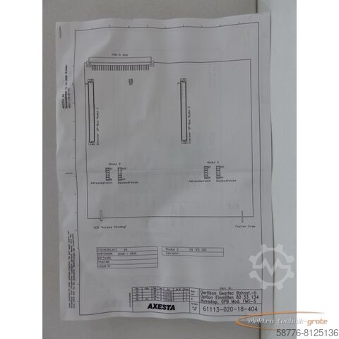 Component  Axesta Grossenbacher 50 50 630 SN:910221002  !