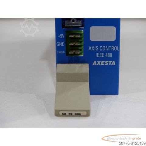 Component  Axesta Grossenbacher Axis Control IEEE 488 / 50 70 086 SN:9705180037  !