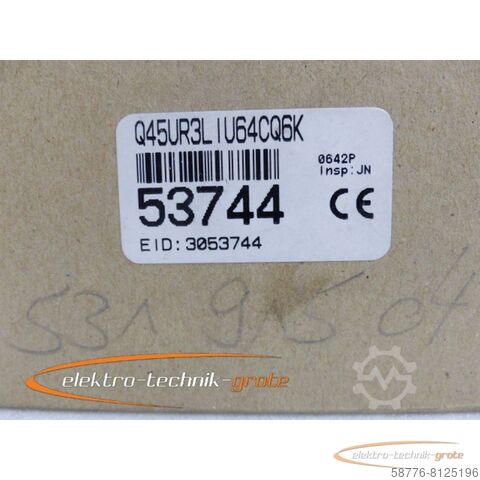 Komponente Banner Q45UR3LIU64CQ6K Analog Q45R Remote Ultrasonic Sensor Kit- ! -