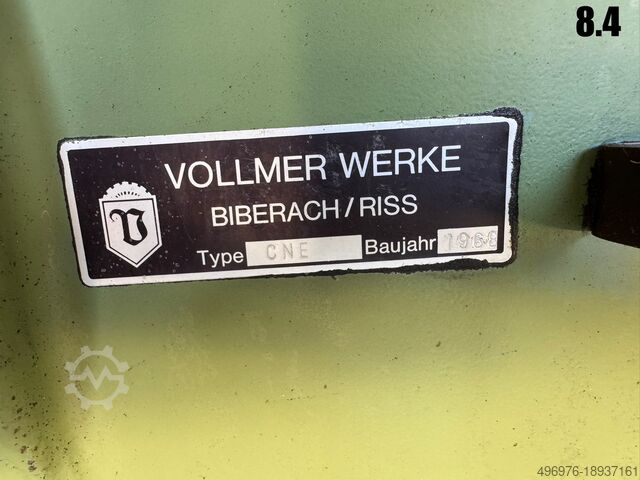 Schleifmaschine VOLLMER CNE-CNG-CNS-CNH
