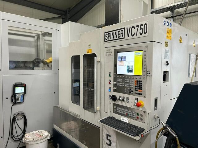 Vertikales Bearbeitungszentrum Spinner VC 750