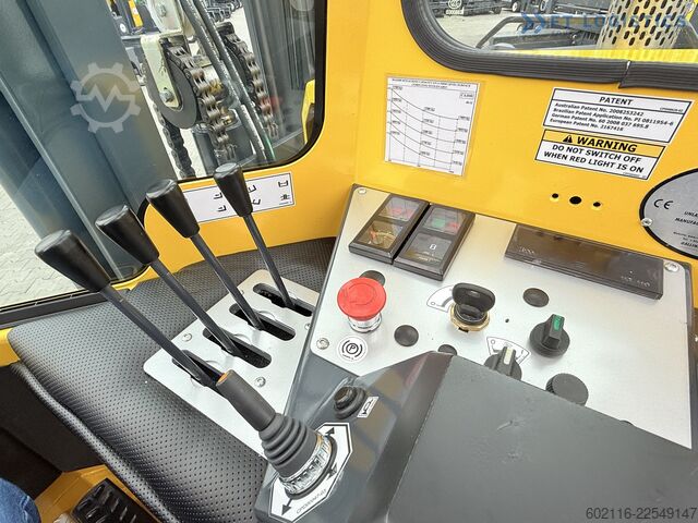 4-way forklift Combilift C4000 GAS DUPLEX 4600 FREE-LIFT CABIN