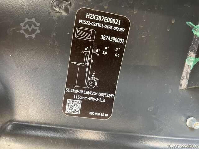 Elektro 4 Rad-Stapler Linde E20-01