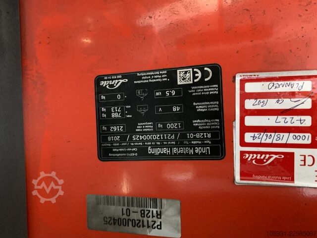 Schubmaststapler Linde R12B