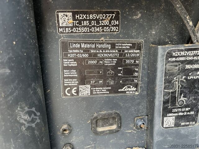 Treibgasstapler Linde H20T-02/600