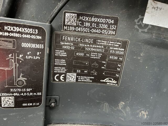 Dieselstapler Linde H45D-02