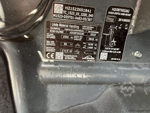 Elektro 4 Rad-Stapler Linde E25H-01/600