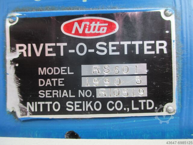 #3969 NIETMASCHINE NITTO SEIKO RS 601 NITTO SEIKO RS 601