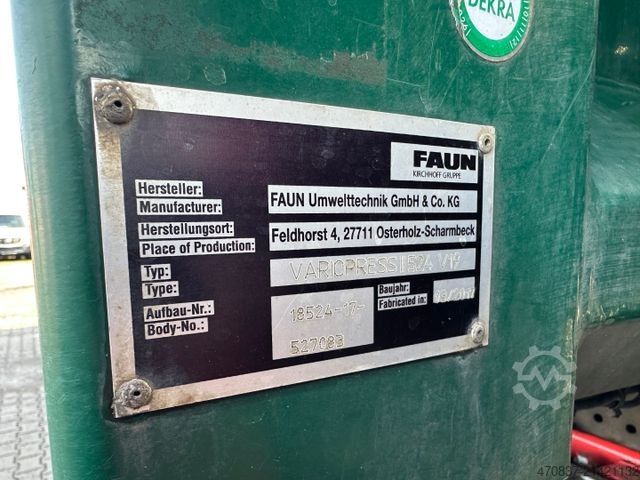 Garbage truck MERCEDES-BENZ Actros 2533 / Faun Variopress 524 / 5 xAuf Lager