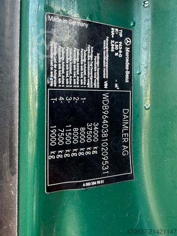 Garbage truck MERCEDES-BENZ Arocs 3240 / 8x2x6 / Faun Rotopresss