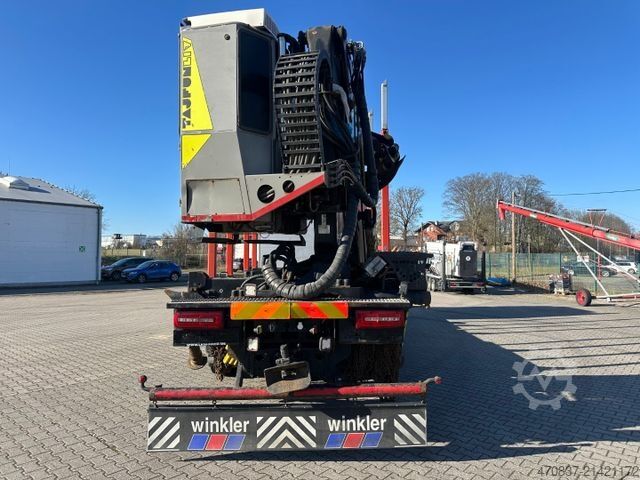 Logging truck MAN TGX 26.580 6x4 / Kurzholz / Tajfun 150Z96