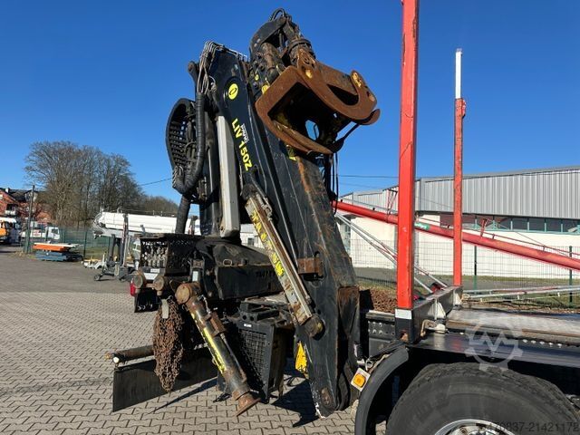 Logging truck MAN TGX 26.580 6x4 / Kurzholz / Tajfun 150Z96