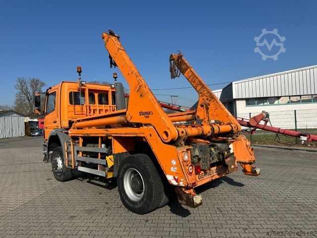 Skip truck MERCEDES-BENZ Axor 1829 AK 4x4 / Winterplatte