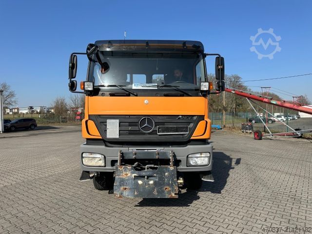 Skip truck MERCEDES-BENZ Axor 1829 AK 4x4 / Winterplatte